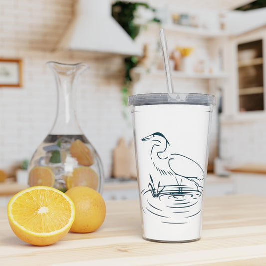 Ol' Cranky Plastic Tumbler with Straw