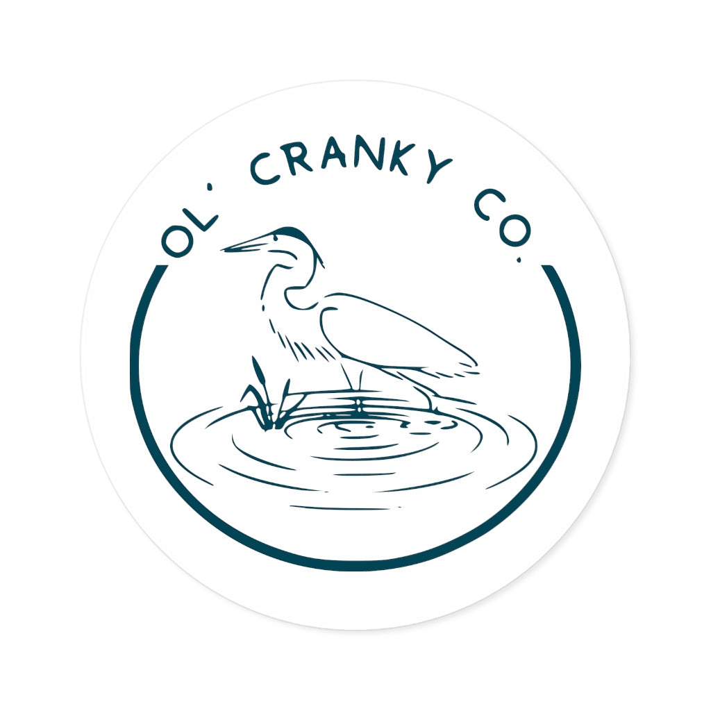 Ol' Cranky Logo Decal