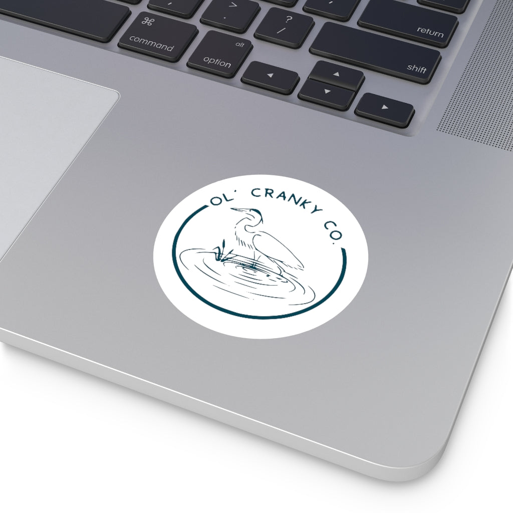 Ol' Cranky Logo Decal