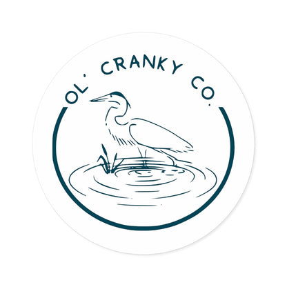 Ol' Cranky Logo Decal