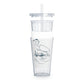 Ol' Cranky Plastic Tumbler with Straw